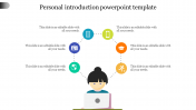 Concise Personal Introduction PPT Template and Google Slides